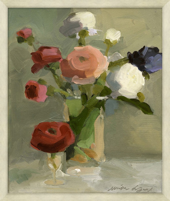 A Bouquet Of Ranunculus 21.75W X 25.75