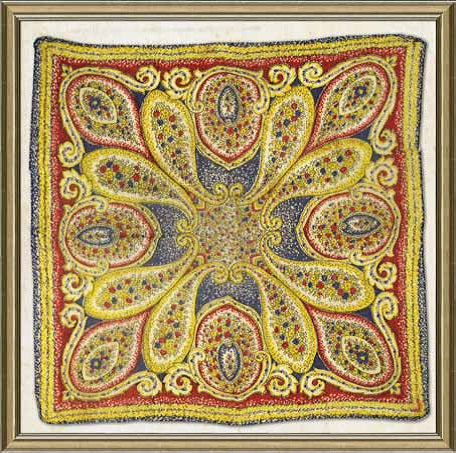 Vintage Silk Handkerchief I 1