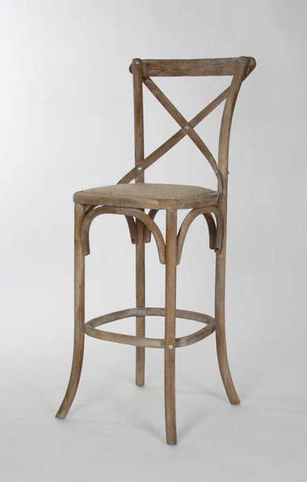 Limed Grey Oak French Cafe Chair 9