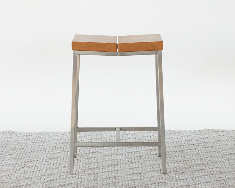 Natural Ash Counter Stool
