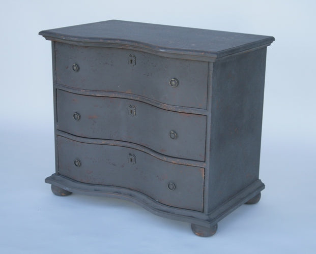 Distressed Green Chest of Drawers or Bedside Cabinet 9