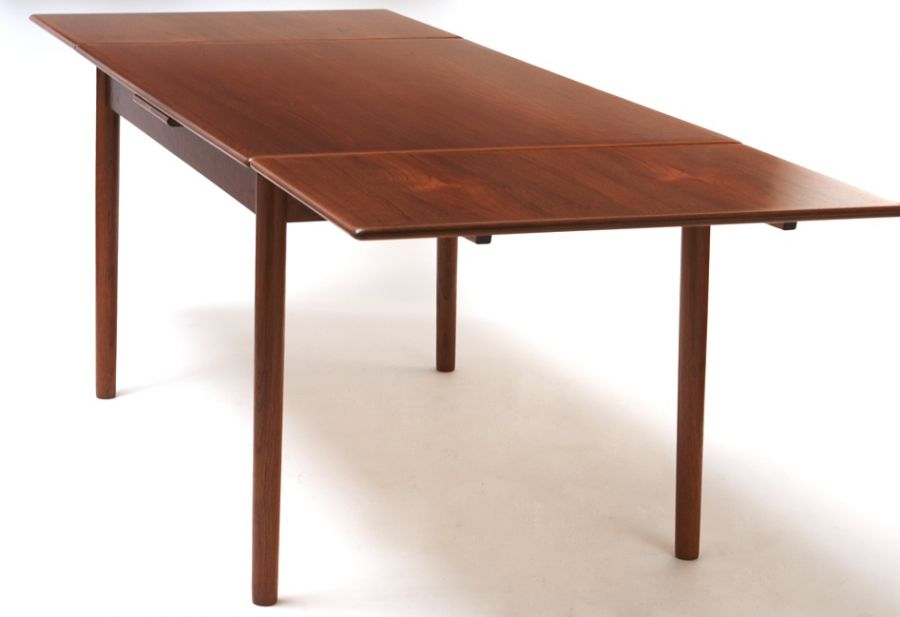 Danish Modern Teak Dining Table exp 7