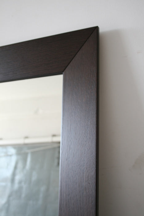 Dark Wood Leaning Floor Mirror 7