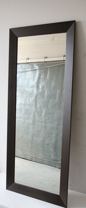 Dark Wood Leaning Floor Mirror 7