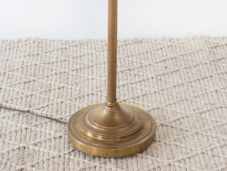 Adjustable Brass Pharmacy Floor Lamp