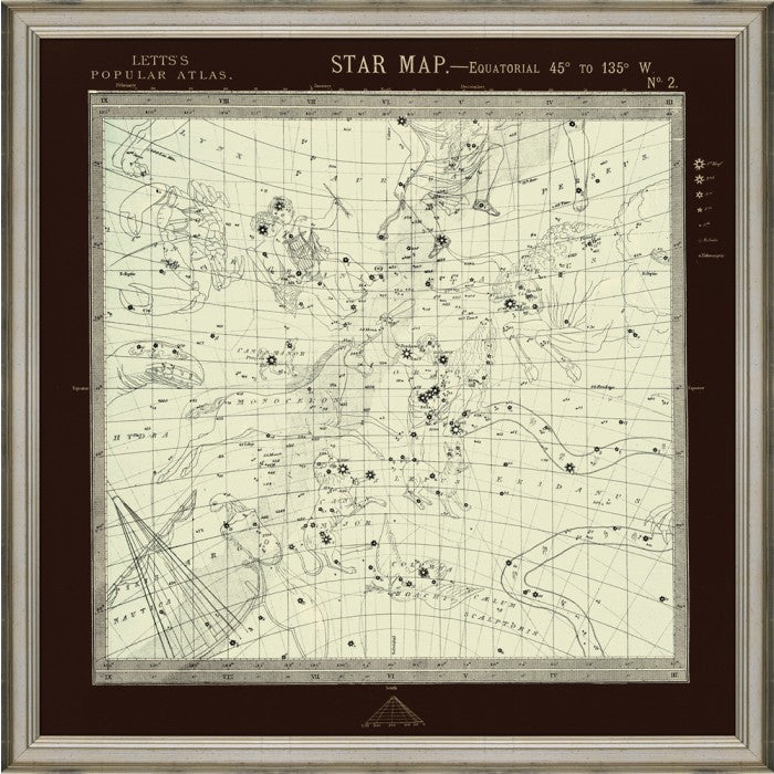 Star Map 3 22 5 x 22 5 1