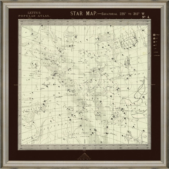 Star Map 4 22 5 x 22 5 1