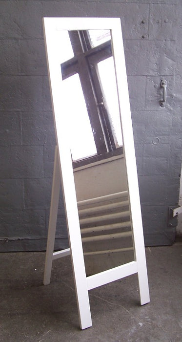 Modern White Floor Mirror 7
