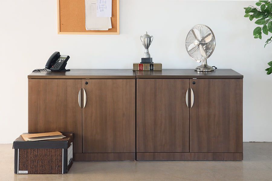Walnut Office Cabinet