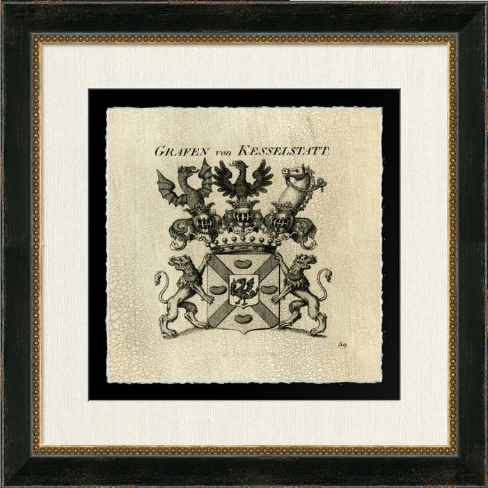 Medium Crackle Crest VI 29W x 29H 7