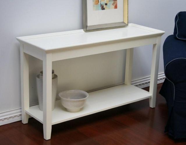 Shore White Console Table 2 7