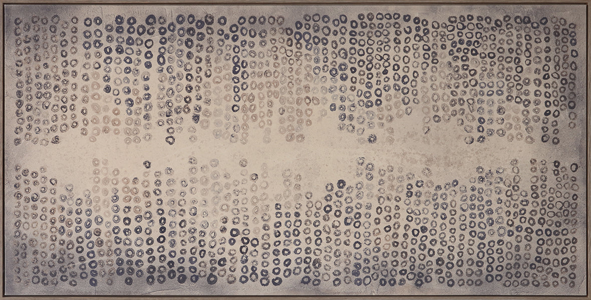 Separated Circles 73.25W X 37.25H