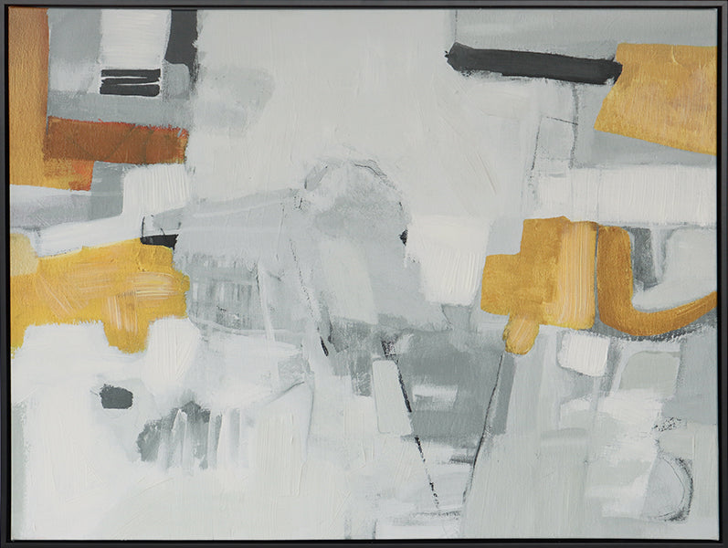 Amber Abstract 45W x 34H