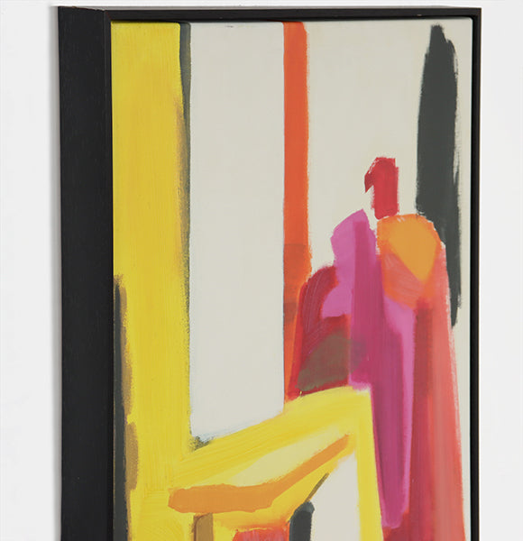 Red Block Structure No. 2 28.25W x 36.25H
