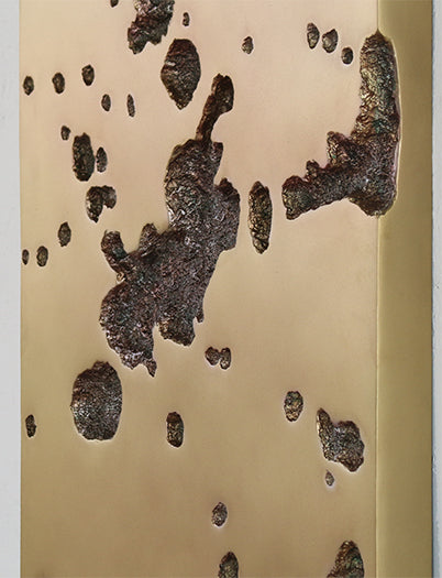 ABST798 Rectangular Ink Splotch Panel 2 19W x 37H