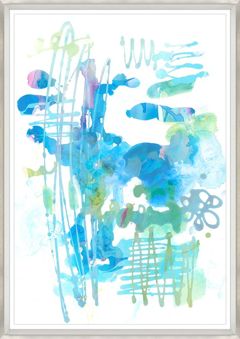 Blue Rain Drop I 30W x 43H