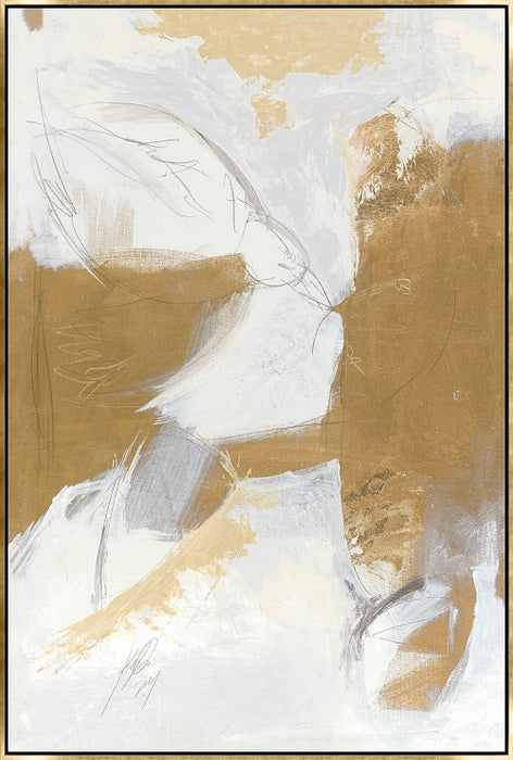 Burden of Peace 36W x 54H GOLD FRAME
