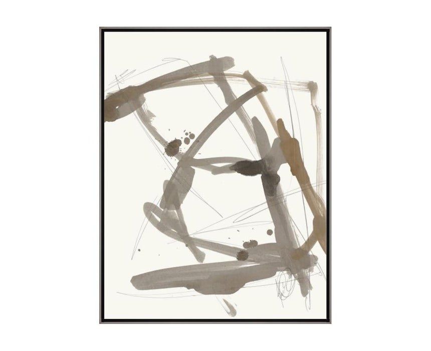 Flight Patterns III 38W X 48H SILVER FRAME