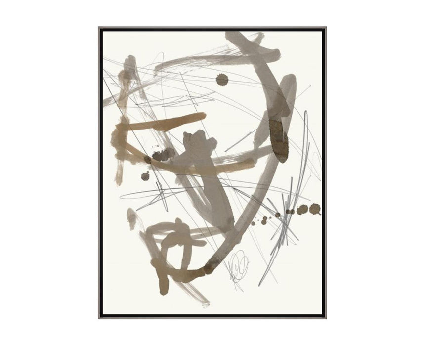 Flight Patterns I 38W X 48H SILVER FRAME