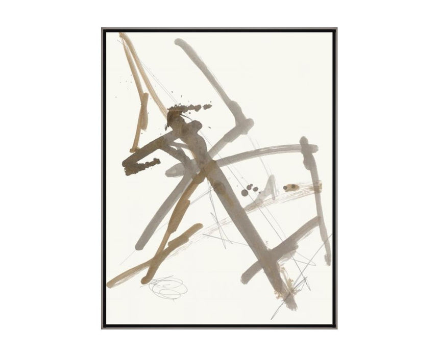 Flight Patterns II 38W X 48H SILVER FRAME