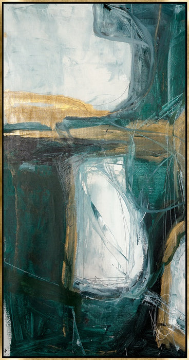 Bloquer Green, Blue, Gold I 32W x 62H