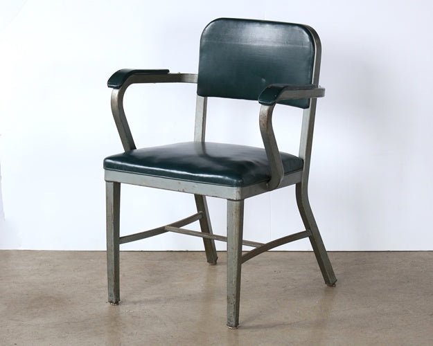 Green Steelcase Armchair