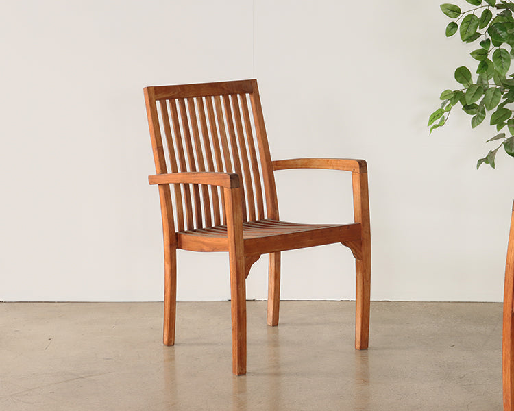 Refurbished Teak Arm Chair