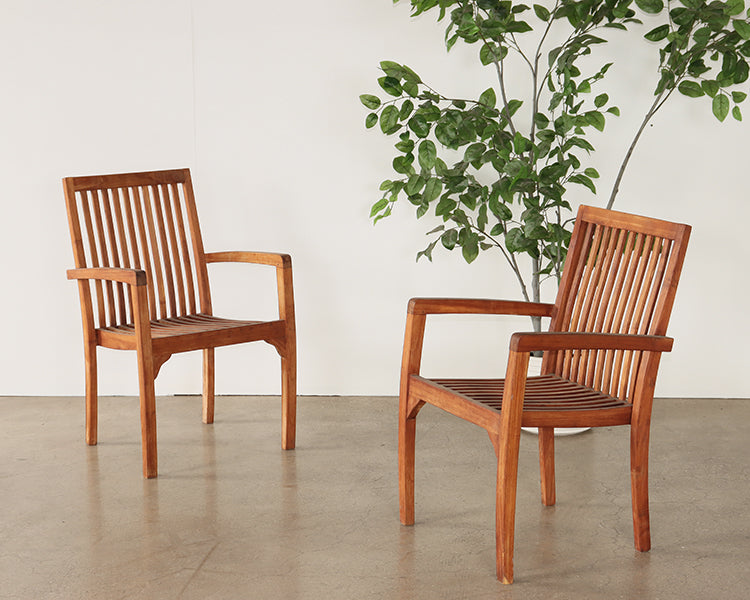 Refurbished Teak Arm Chair