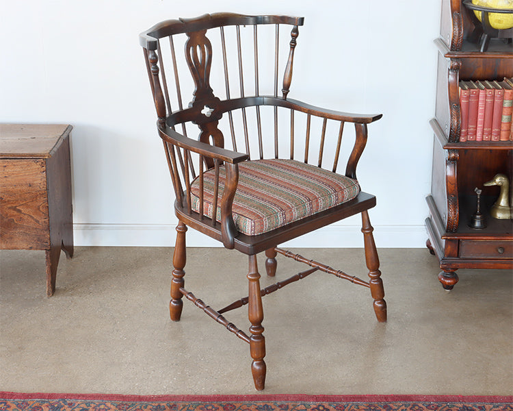 Antique Spindle Back Arm Chair