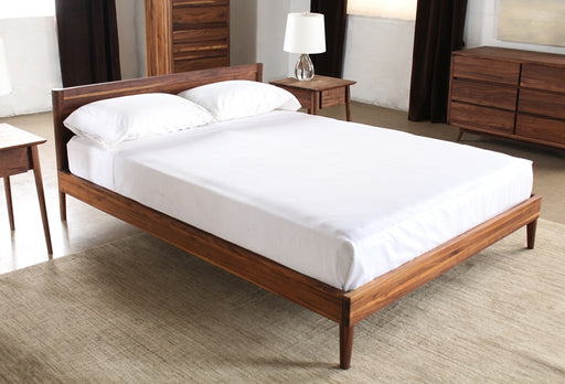 BED39 - Vintage Queen Bed in American Black Walnut