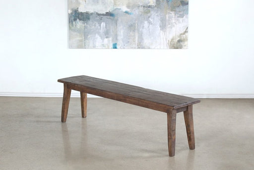 BH86 Weathered Hickory Dining Bench
