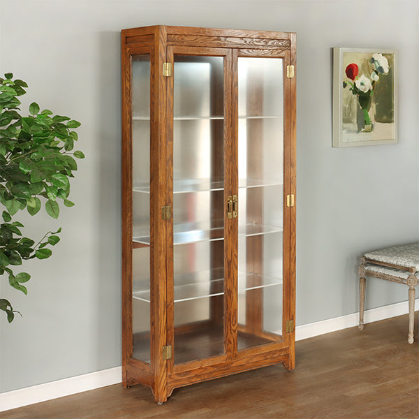 Vintage Mirrored Display Cabinet
