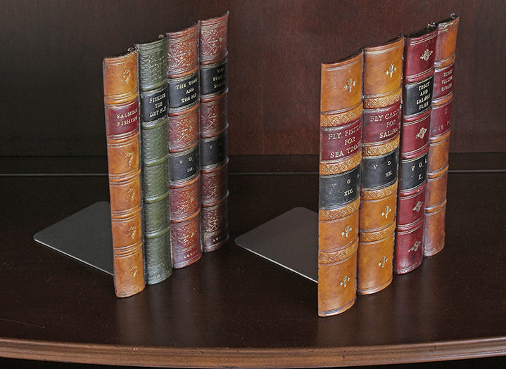 BOOK39 False Book Panel - Salmon Fishing (set of 2)