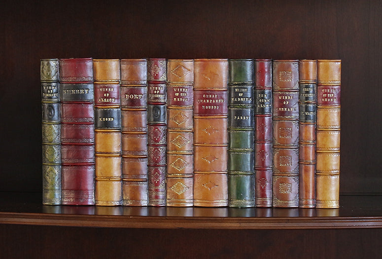 BOOK41 False Book Panel - Assorted Red Wines