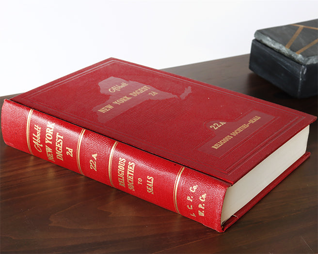 New York Digest Law Book