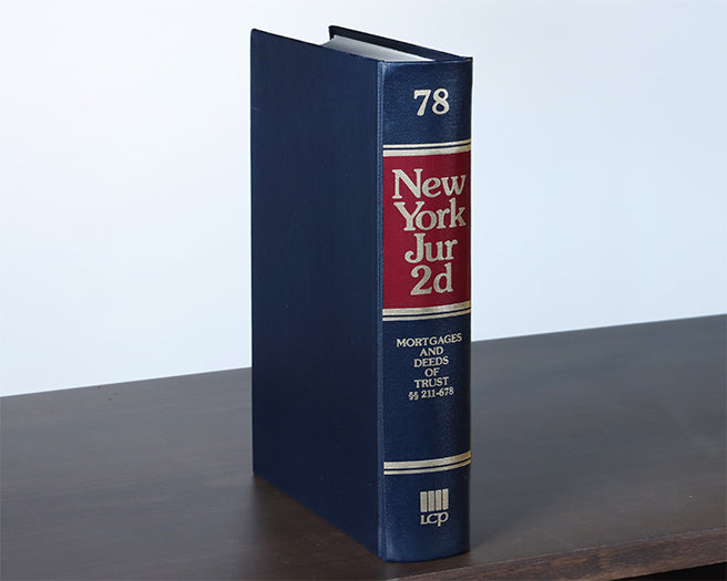 New York Jurisprudence Law Book