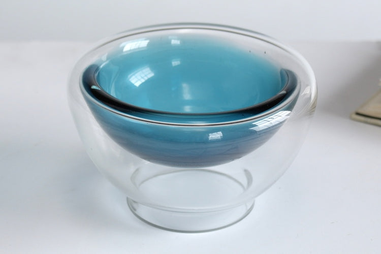 BOWL34 Cobalt Glass Bowl