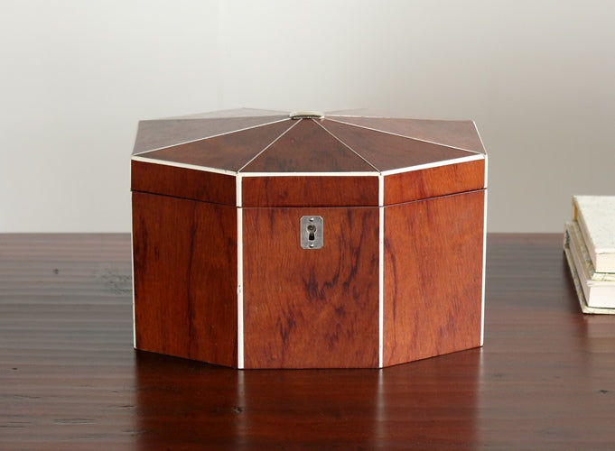 BOX09 Octagonal Tea Caddy