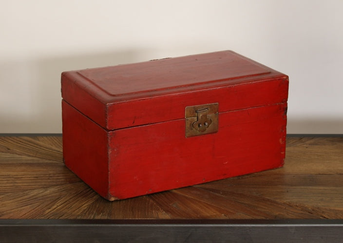 Antique Wood Document Box