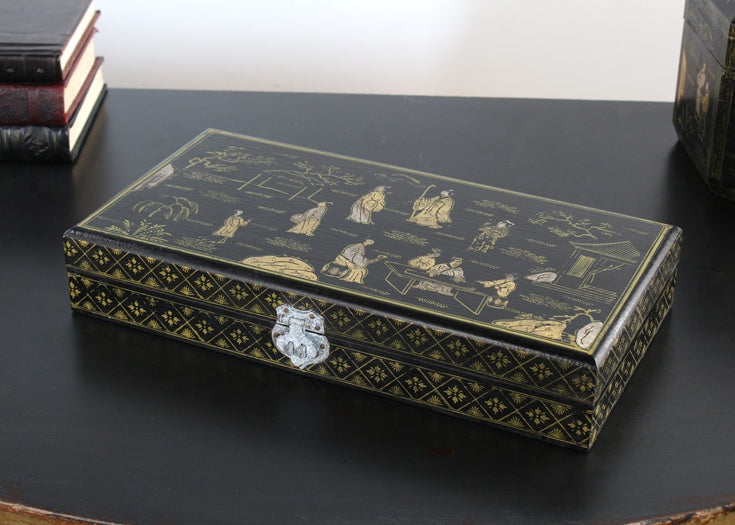 BOX32 Chinese Wooden Document Box