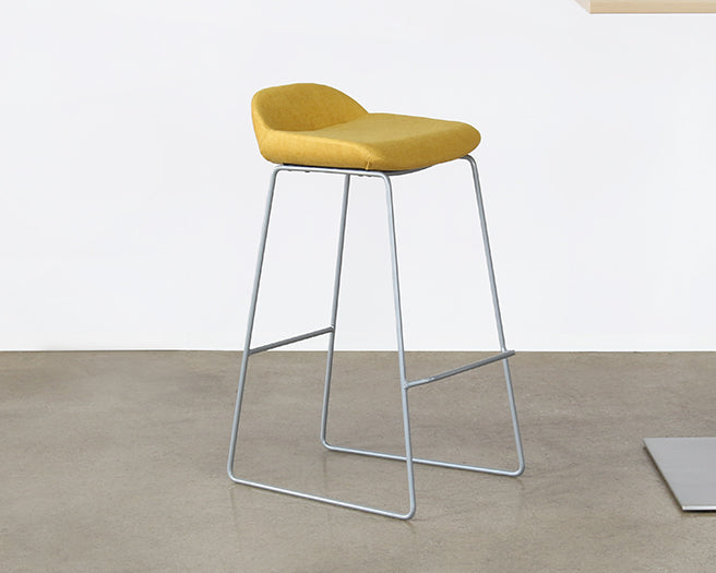 BS63 - Mid-Century Style Mustard Yellow Barstool