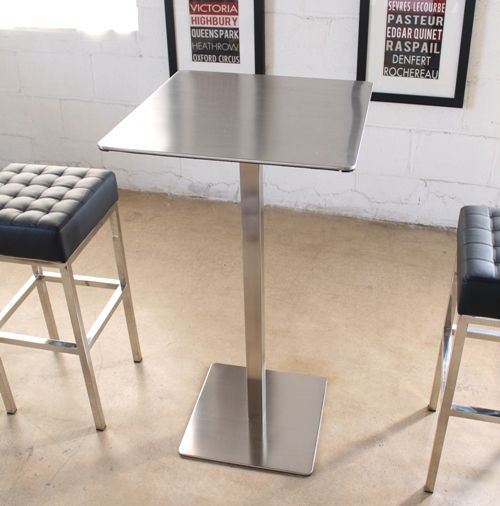 Stainless Steel Square Bar Table