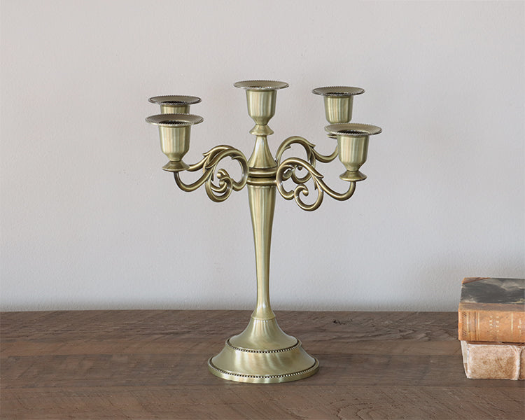 Bronze 5 Arm Candelabra