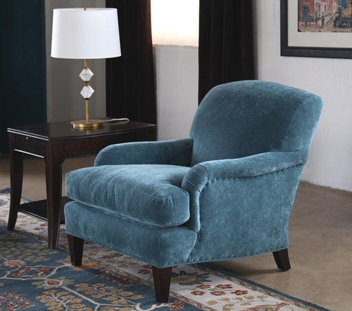 CC194 Peacock Coral Velvet Club Chair