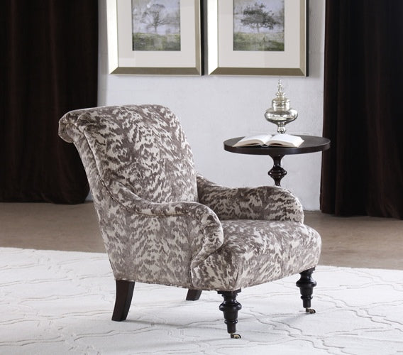 CC195 Taupe Ikat Club Chair