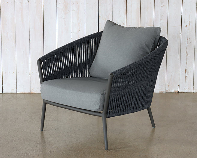 Charcoal Outdoor Club Chair