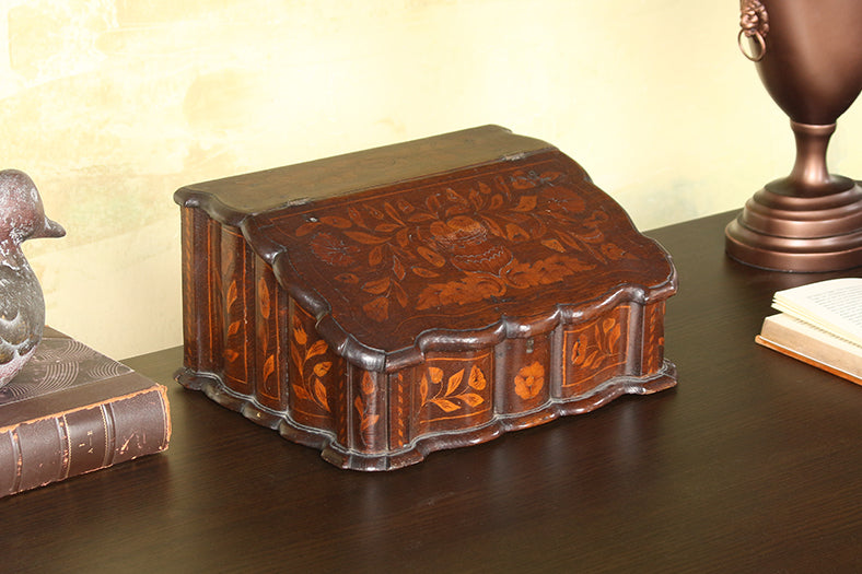 Dutch Marquetry Work Box, 19th Century