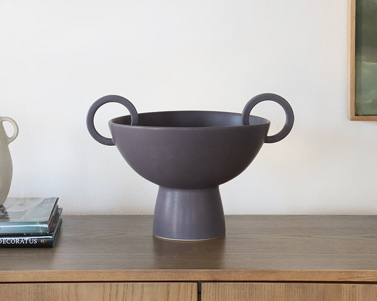 Matte Black Ceramic Bowl - Cleared