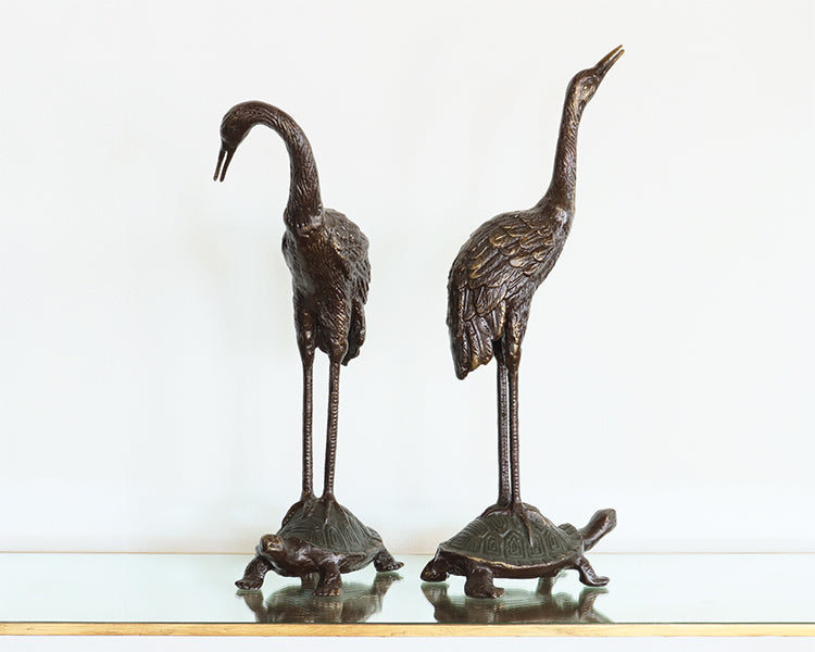 Cranes on a Turtle's Back - Cleared Decor