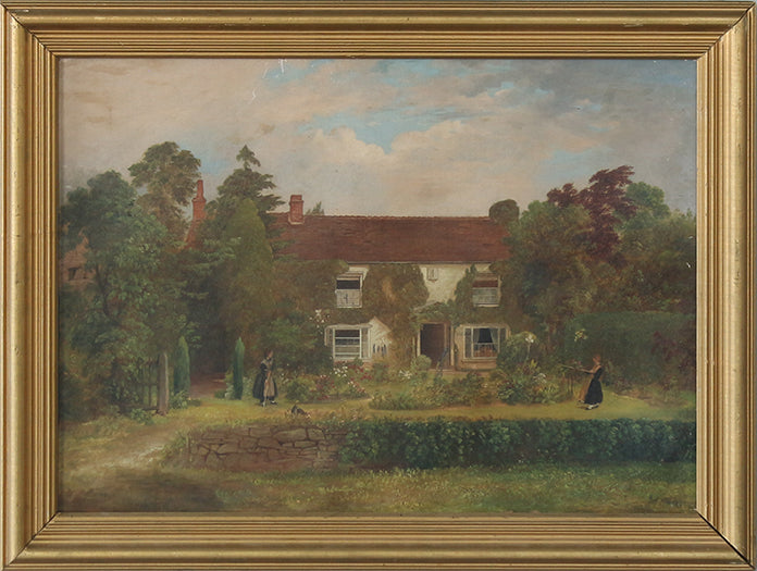 Game Of Hoopola, 19th Century, English School 32W x 24.5H